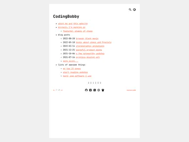 Codingbobby.github.io screenshot