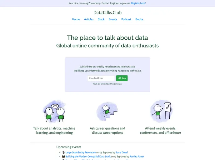 Datatalksclub.github.io screenshot