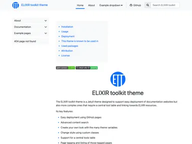 Elixir Toolkit Theme screenshot