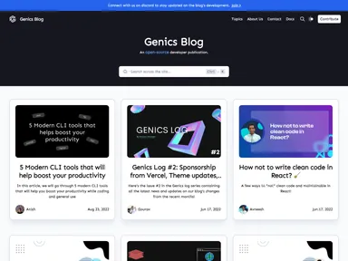 Genicsblog.com screenshot