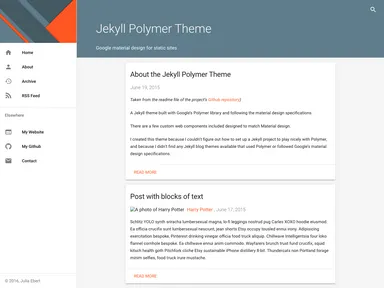 Jekyll Polymer screenshot