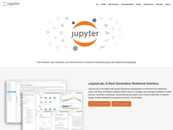 Jupyter.github.io screenshot