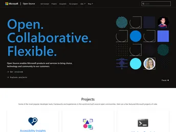 Opensource.microsoft.com screenshot
