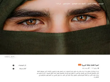 The Simple Arabic Theme screenshot