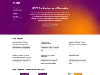 Mqtt.org screenshot