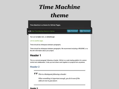 Time Machine screenshot