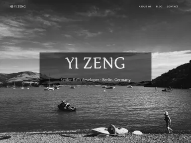 Yizeng.me screenshot